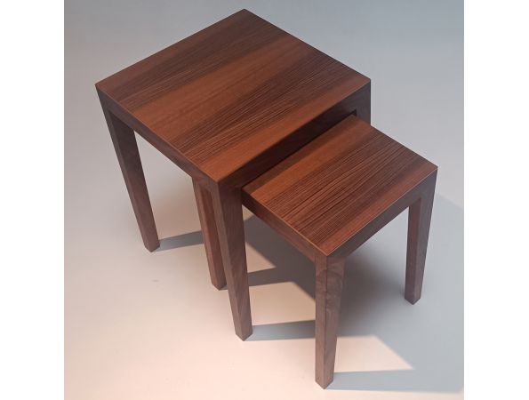 THEO nest of tables, black walnut