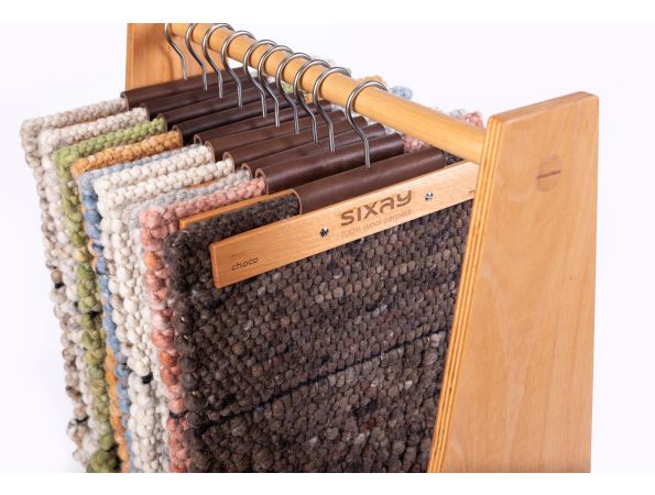 carpet sample rack