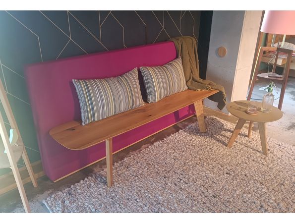 FINN upholstery bench 180 cm, wild oak