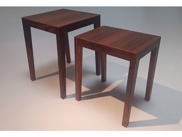 THEO nest of tables, black walnut