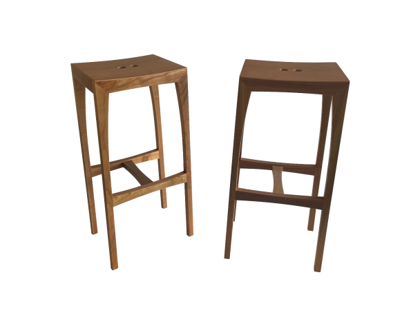 OTTO barstool, cherry