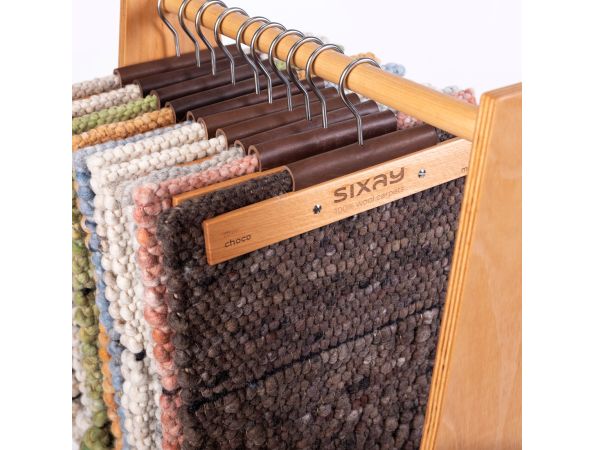 carpet sample rack