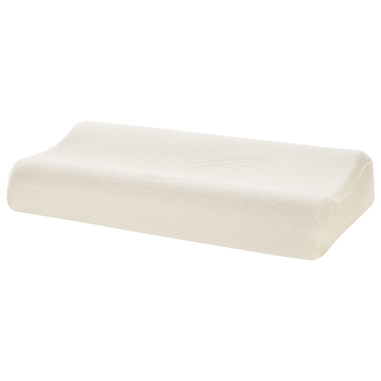 Neck support pillow in natural latex