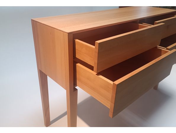 THEO UP4 chest of drawers, beech