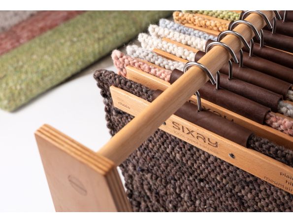 carpet sample rack