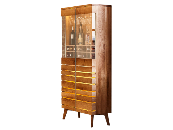 BAROSO bar cabinet in oak