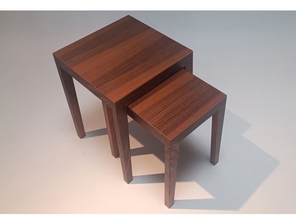 THEO nest of tables, black walnut