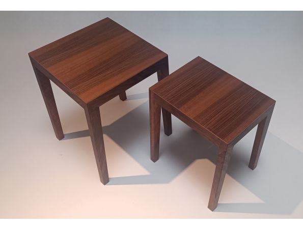 THEO nest of tables, black walnut