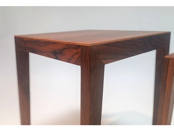 THEO nest of tables, black walnut